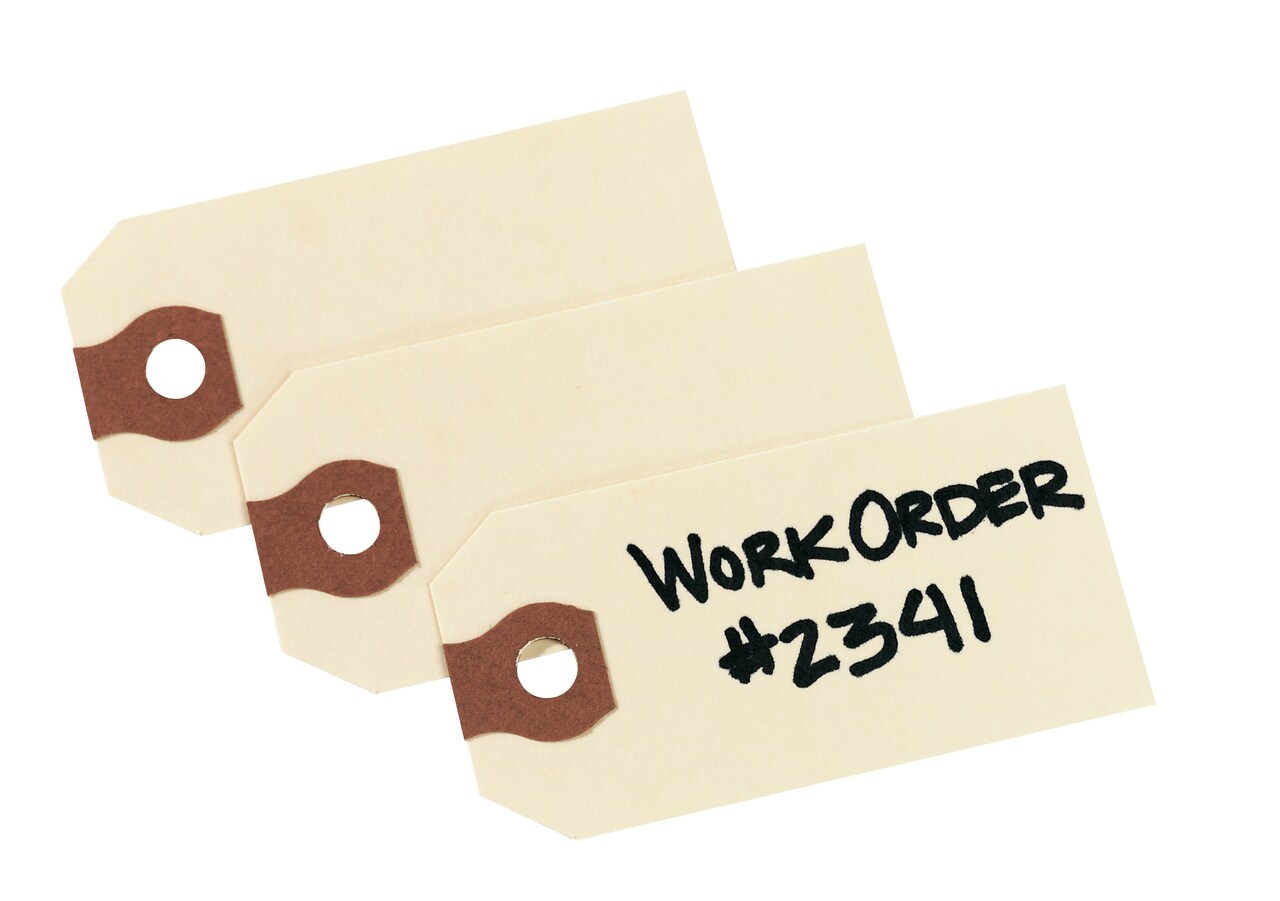 Avery 12301 Unstrung Shipping Tags, 13-pt. Stock, 2 3/4 x 1 3/8, Manila (Box of 1000)